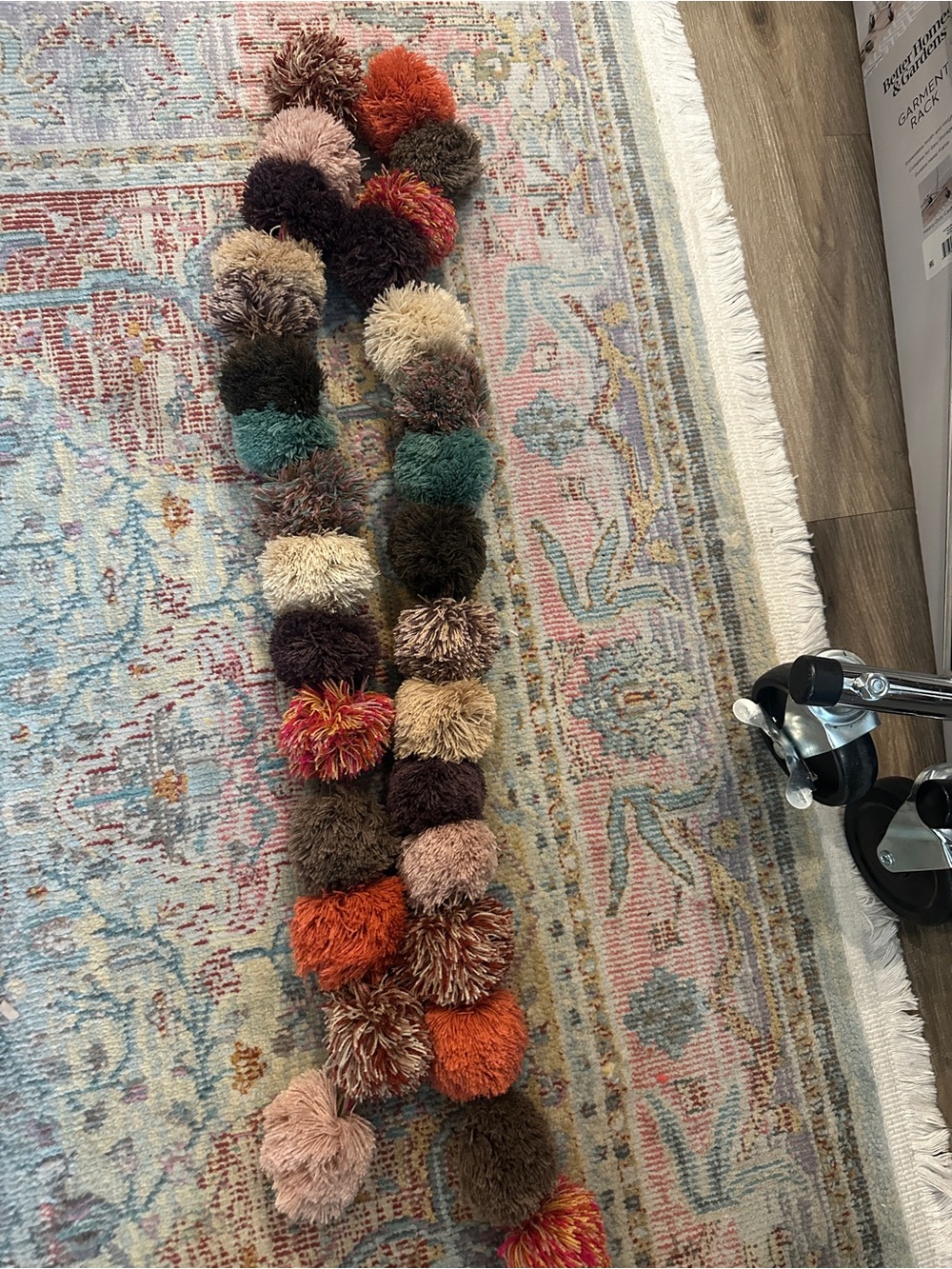 Multicolor Pom Pom Garland - Home Accents Decorative Trim